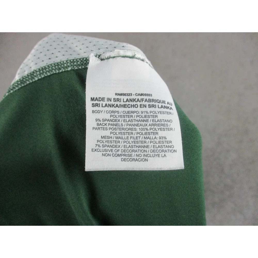 Baylor Bears Shirt Mens Extra Large Green Gray Nike NCAA Football Hypercool